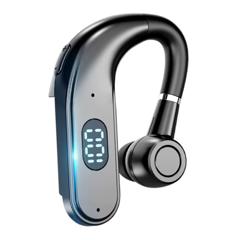 Wireless headphones with digital display